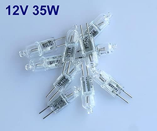 Förpackning med 10 halogenlampor typ JC G4 12 V 35 W [Energiklass G]