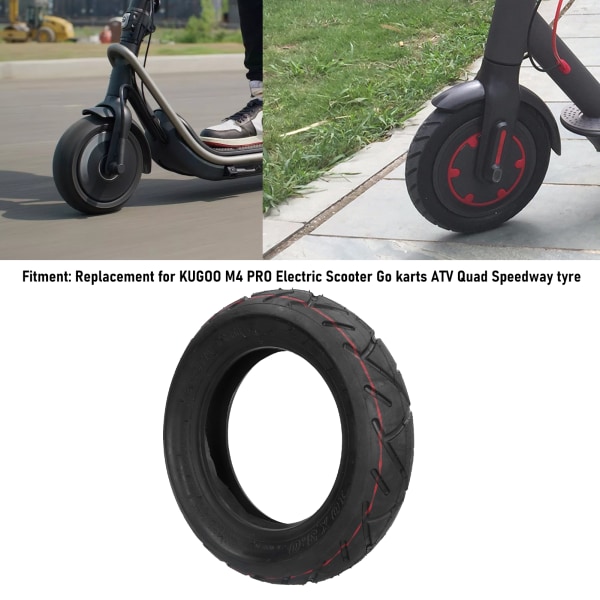 KUGOO M4 PRO Elektrisk Quad Speedway 10x3.0in Universal Ersättningsdäck Fram Bak