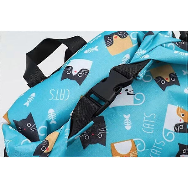 Waterproof Drawstring Bag, Drawstring Backpack, Gym Bag, Sports Backpack for Boys, Blue