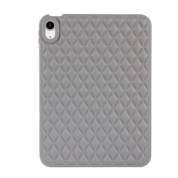 Anti-drop Protective Back Cover for iPad 10.9 (2022) Rhombus Pattern Soft TPU Tablet Case