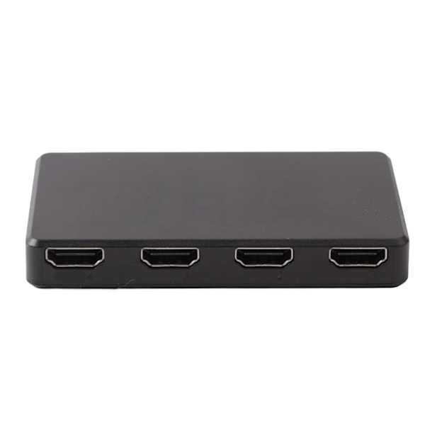 4K HD Multimedia Interface Splitter 1x4 1 inn 4 ut HD Multimedia Interface Extender for PC-projektorer Svart