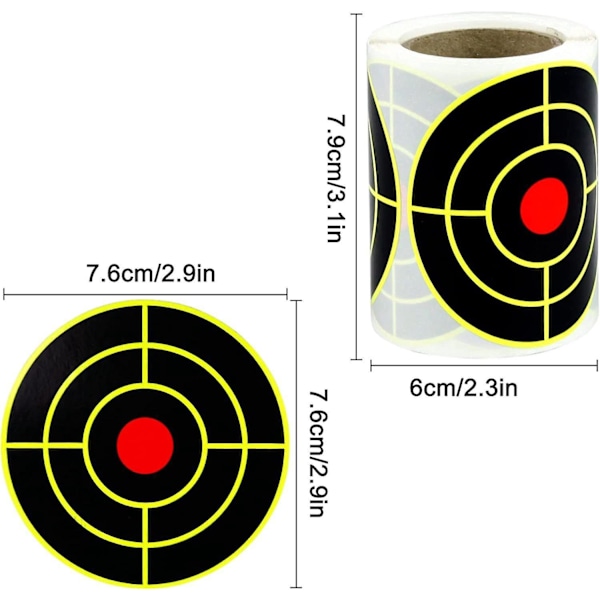 Skydeskiver med Splatter-Effekt - 200 Stykker til Træning