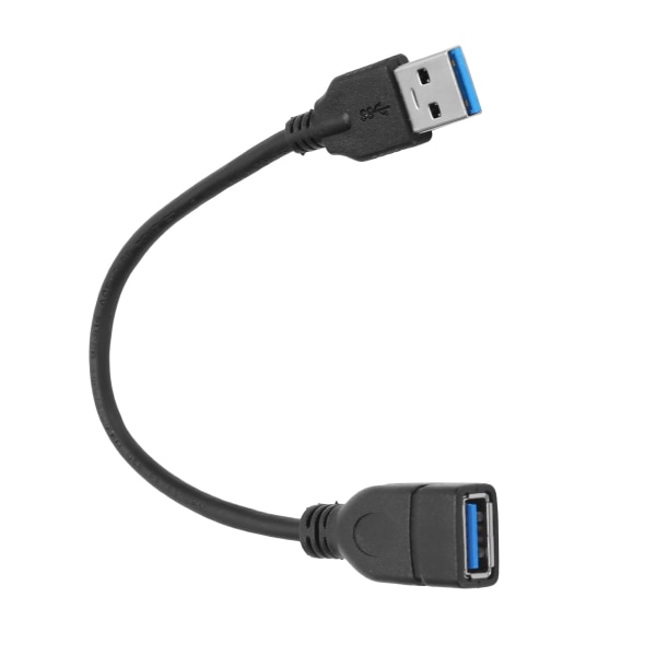 0,33 m / 1,1 jalkaa USB-A 3.0 - USB-A 3.0 jatkosovitinjohto uros-naaras jatkokaapeli