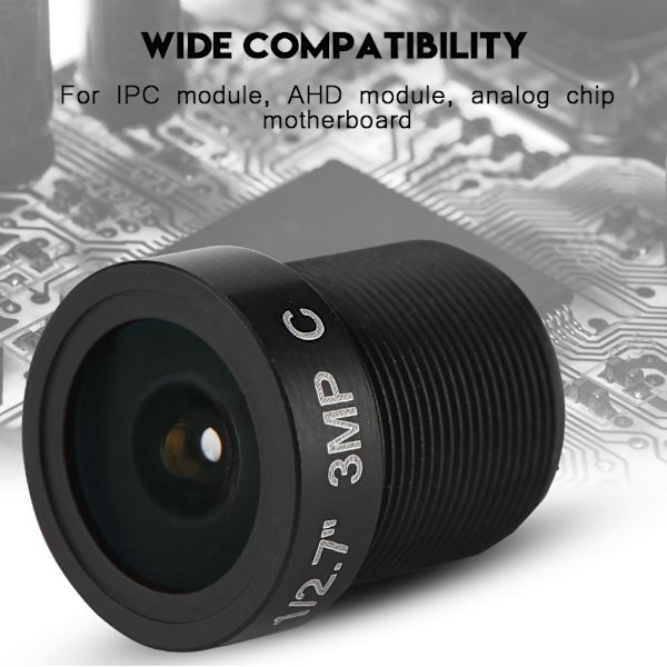 Højkvalitets 2.8mm CCTV-objektiv til 3 Millioner Pixels 1/3' IR CCTV-kameraer