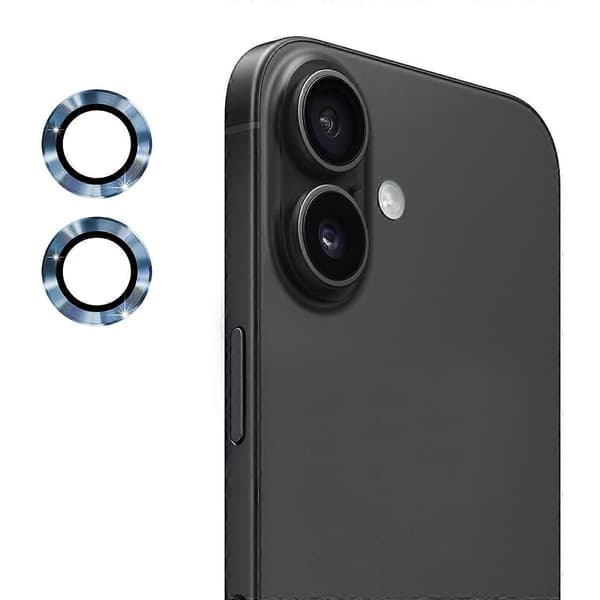 For iPhone 17 Camera Lens Protector ENKAY Hat-Prince Metal Ring Lens Protective Film
