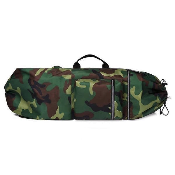 Skateboard Backpack Longboard Bag Skateboard Bag, Green Camouflage Small Size