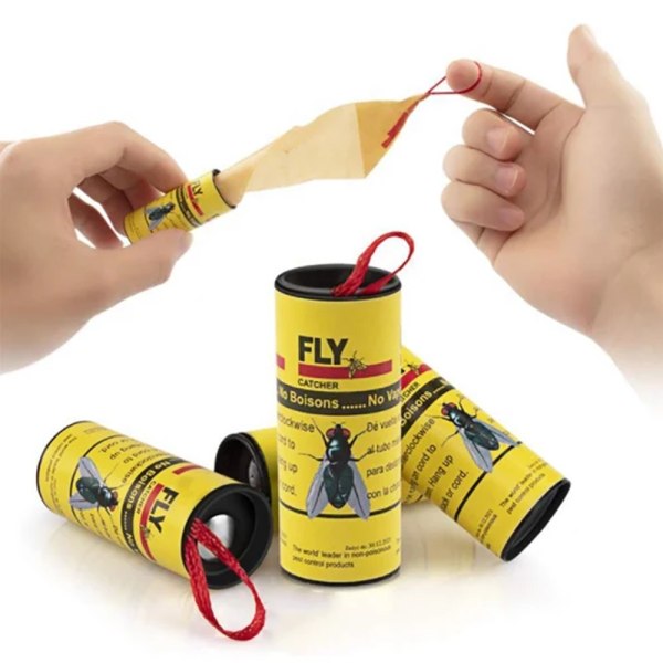Fluefelle/fluefelle/myggfelle-selvklebende tape (pakke med 8)