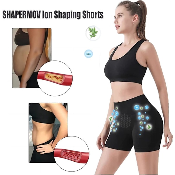 Shaper Tummy Control Butt Lifting Shorts for Women M for 40-65 kg Grønn