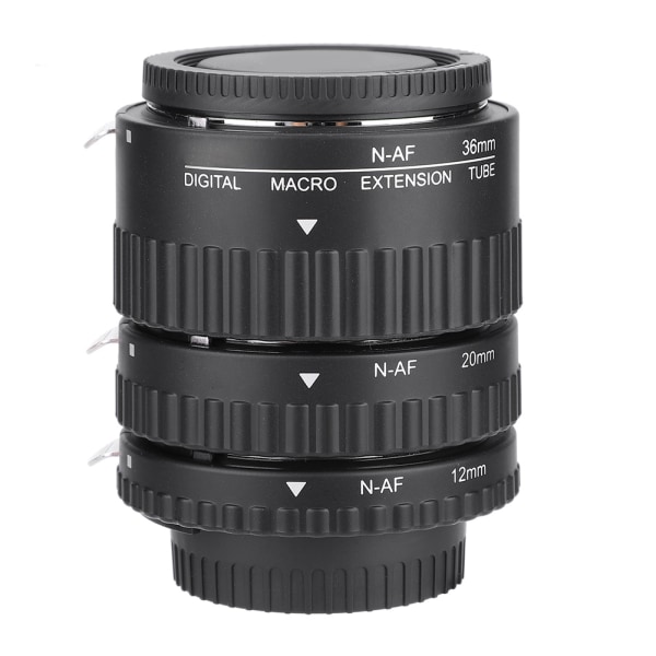 Meike Makro-jatkoputkisarja 12mm+20mm+36mm Nikon F -kiinnitteisille DSLR-kameroille