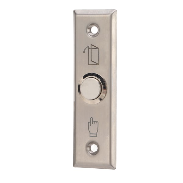 Døradgangskontrolkontakt Udgang Tryk på knappen Rustfrit stål Børstet automatisk nulstilling til indendørs udendørs