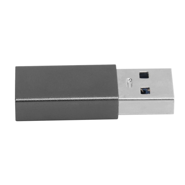 TypeC Adapter Converter Hunn til USB3.0 Hann USB Hurtiglading datamaskintilbehør (kullgrå)