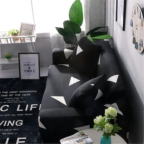 Sofa Cover Elastic Stretch Sofa Slipcover, for 1-Seater. L-shaped Corner Sofa Requires Two