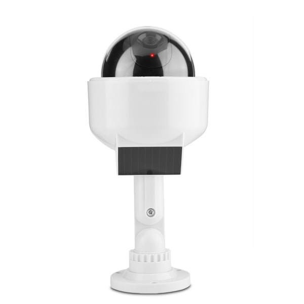Dummy-kamera innendørs og utendørs realistisk kuppelformet solcellesikkerhetskamera for hjem/lager