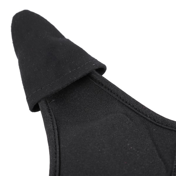 Svart Bekväm Enkelt Pekfinger Skydd Unisex Elastiskt Band Handske För Utomhusfiske