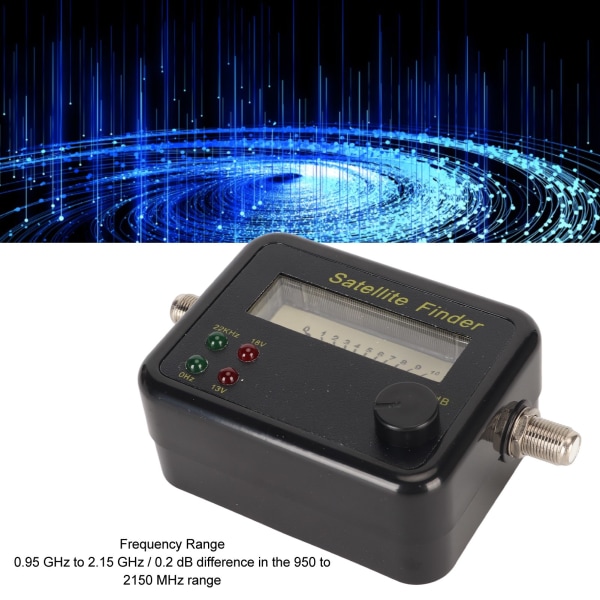 SAT Finder Bærbar Tunet C Ku Bånd DB Niveau Kontrol Digital Satellit Finder med LNB til REC Stik til Detektion