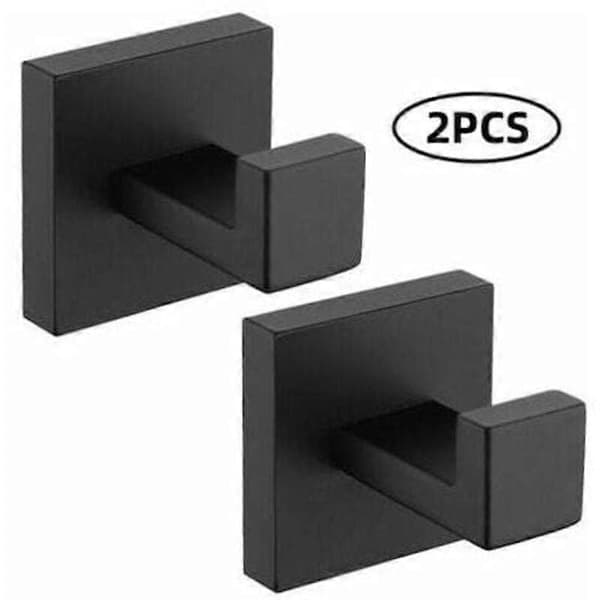 Wall hook towel rail black 304 stainless steel hooks rustproof hooks waterproof hooks bathroom p