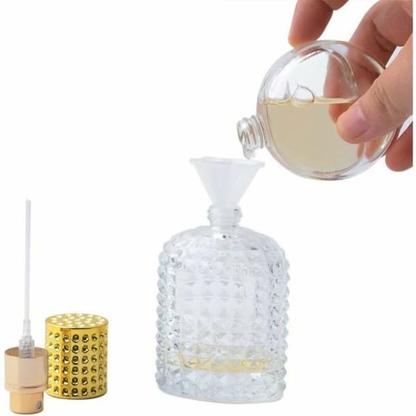 Förångare - YYV - Glasförångare - 50 ml - Påfyllningsbar - Guldtratt