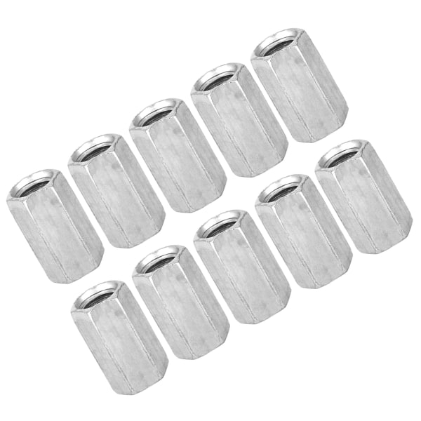 10 stk. M8 Lang Stangmøtrik Hex Hexagonal Bøsning Møtrik Afstandsstykke Gevind Fastgørelseselementer (M8*20)