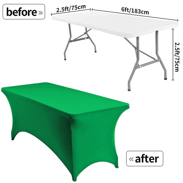 183 cm elastisk dug til hobby, spandex elastisk dug, vaskbar og krøllefri, græsgrøn grass green