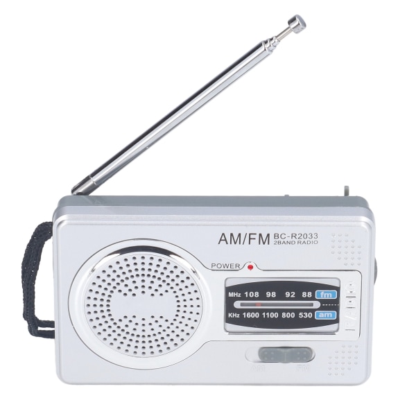 AM FM Radio Battery Power Supply Waterproof Plastic Material Portable Radio Receiver for Outdoor Entertaining(BC-R2033 )