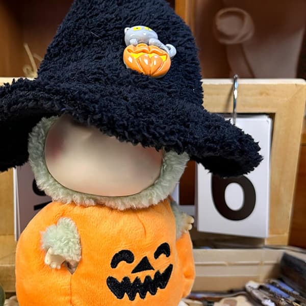 Söt dräkt för 17 cm (6,7\") overallstillbehör, (docka ingår ej) - Perfekt för samlare och kostym (Halloween Pumpa Set A) Style 9