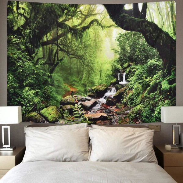 Dekorativ väggtapet för sovrum - Tropical Forest Nature Ec