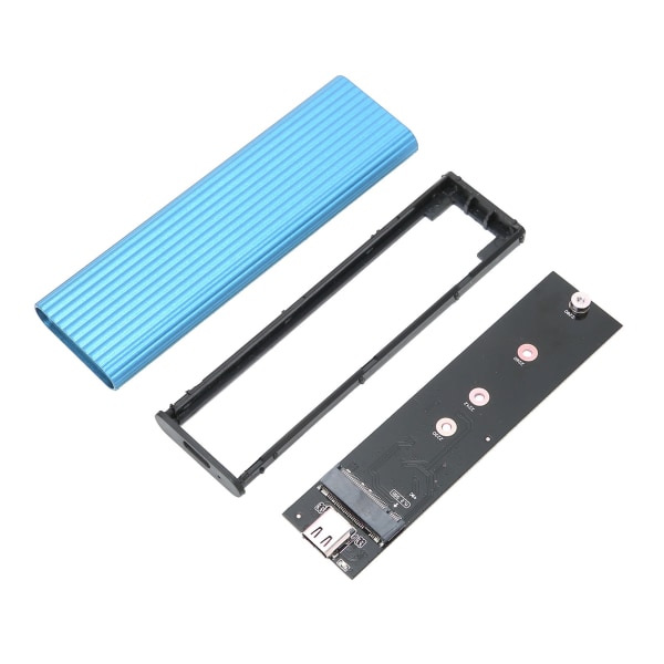 SSD-hölje M.2 NGFF SATA-adapterbox B-nyckel B+M-nyckel Extern case för Win Xp/7/8/(Blå ) Bleu