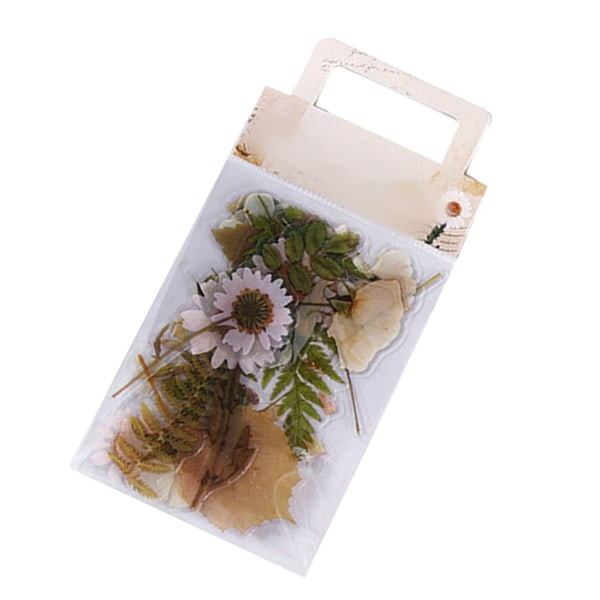 40 stk botaniske klistremerker PET multifunksjonelle bladverk florale estetiske klistremerker for håndbok type 2
