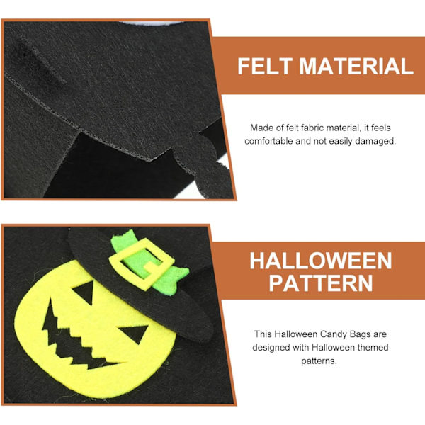 Styck Halloween Godispåsar Nyhet Fladdermus Handväskor för Temafester och Insamlingar