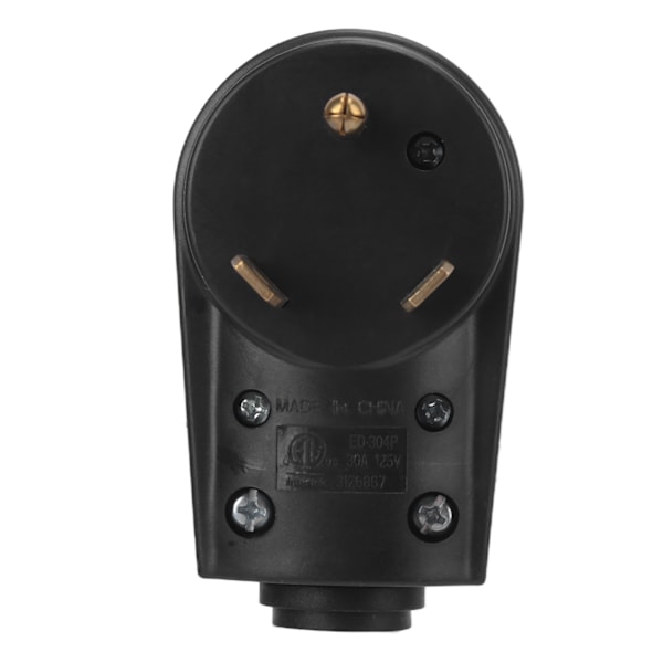 30A 125V Hanplugg Elektrisk Adapter med Ergonomisk Grep for Bobil Caravan Campingvogn Trailer
