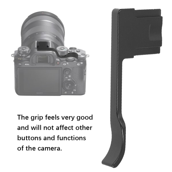 Aluminiumslegering Komfortabelt kamera med tommelfingergreb, tilbehør til RICOH GR3-kamera