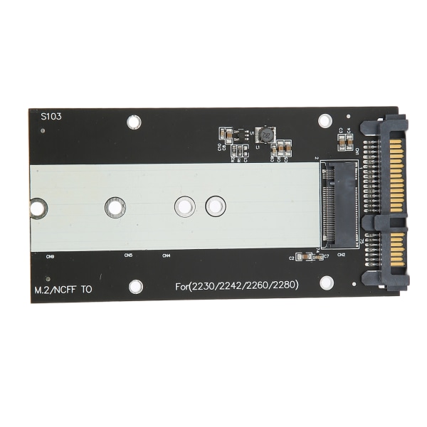 M.2 NGFF till SATA III Converter Adapter 6000MB/s Fast Transfer Mass Storage Interface Hard Drive Converter Card