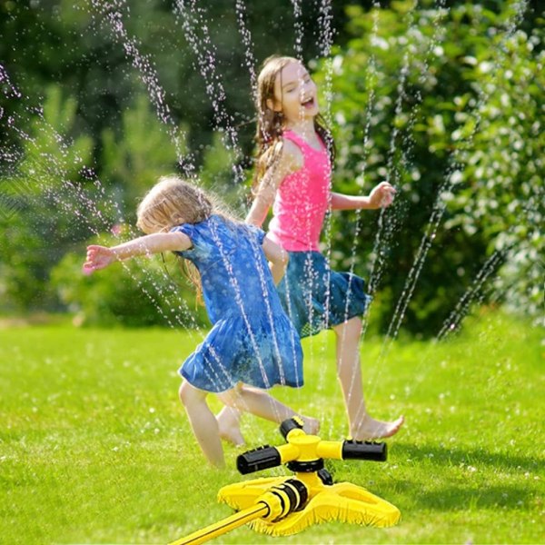 Vandsprinkler til børn Sommer Vandlegetøj 360° roterende sprøjtende vand Leg Baggårdsspil Sjove udendørsaktiviteter for børn Familie