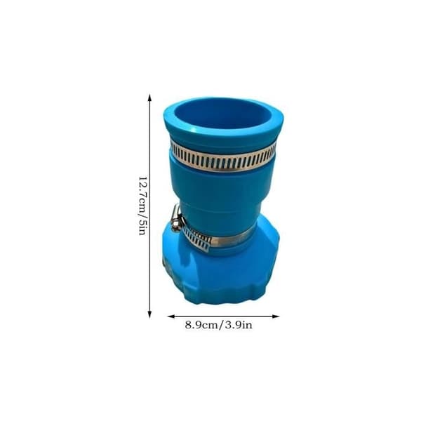 Pool Skimmer sugeslangeadapter, Step-Up poolslange-koblingsstykke