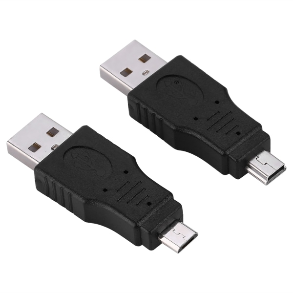 Pakke med 10 flere USB2.0-adaptere Micro/Mini-han-hun-konverter-stik