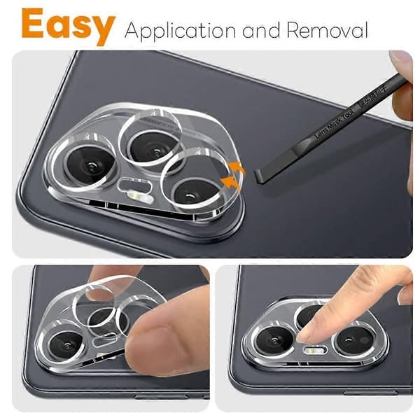 NORTHJO Camera Lens Protector for Honor 400 Pro 5G (Global) Tempered Glass HD Clear 3D Full Coverage