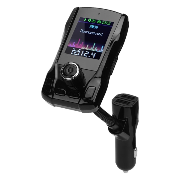 1,8 tuuman TFT 360° pyörivä auton MP3-soitin laturi Langaton FM39 Bluetooth lähetin