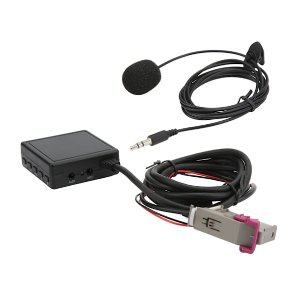 32-polig Bluetooth AUX-in-kabel Stereoadapter med mikrofonersättning för A3 A4 A6 A8 TT R8