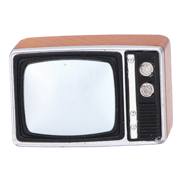 1:12 Nukkekodin TV-malli Retro-tyylinen mininukketalo Olohuoneen televisiolaitteen sisustus