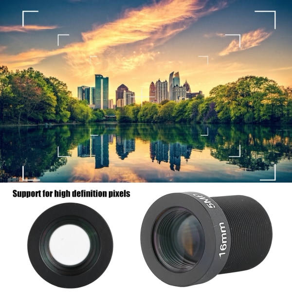 5MP 16mm HD Single Prime-objektivudskiftningstilbehør til kamera