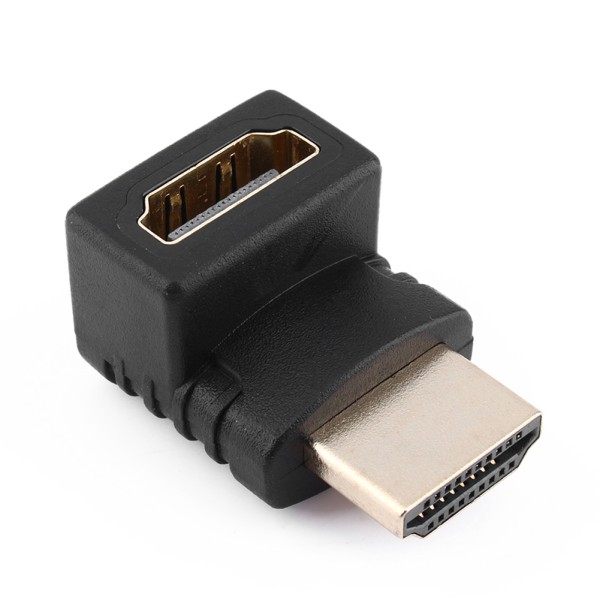 HDMI han til HDMI hun kabeladapter Adapter Converter Extender 270 graders vinkel