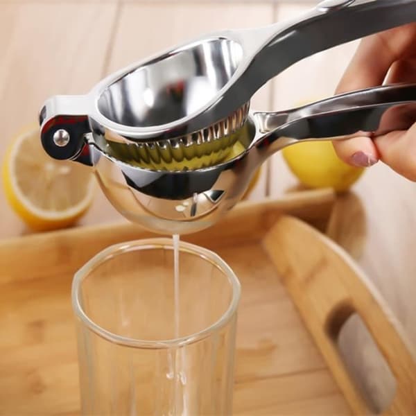 Den bedste citronpresser - Førsteklasses citruspresser i rustfrit stål - Manuel citronpresser