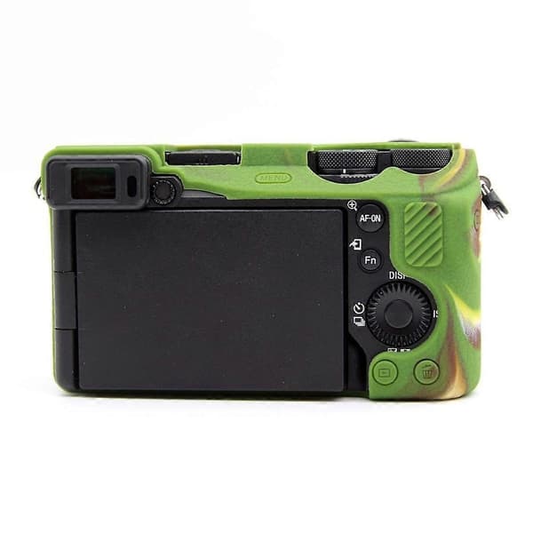 d0o Tekstureret Etui til Sony A6700 Anti-ridse Silikonebeskyttelse Kamera e7M Etui - Camouflage