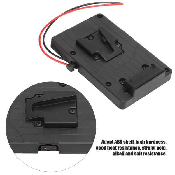 V-montert batteriplateadapter for Sony DSLR-videokameraer