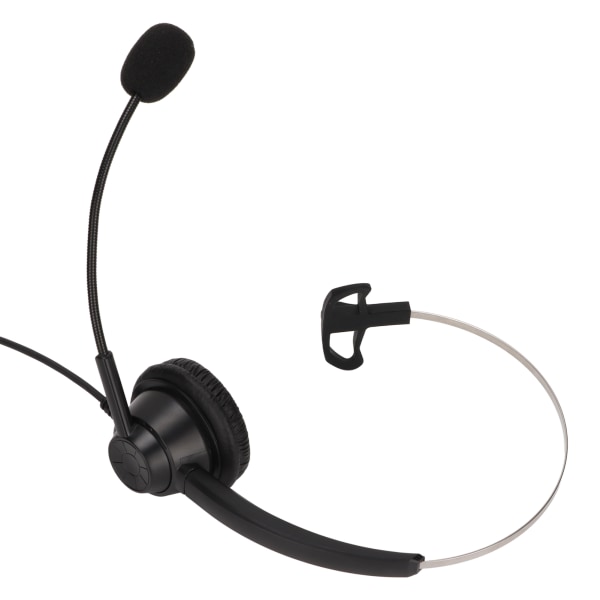 H360DUSB Single Ear Business Headset Black Noise Reduction USB Business Headset for USB Interface