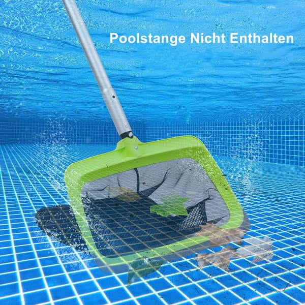 Poolbundskimmer – Gummilæbe og forstærket ramme – Dobbelt tykkelse