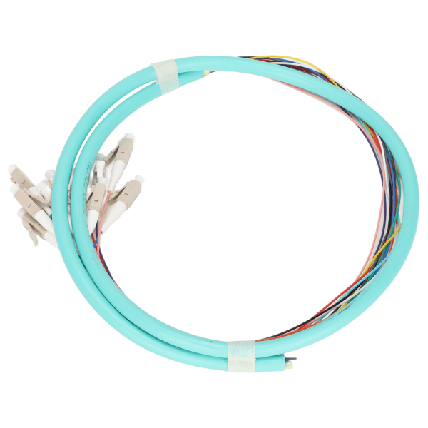 Fiberoptisk kabel 12 tråder keramisk hylse Lavt innsettingstap Single Mode Optisk Fiber Patch-ledning for instrumentering