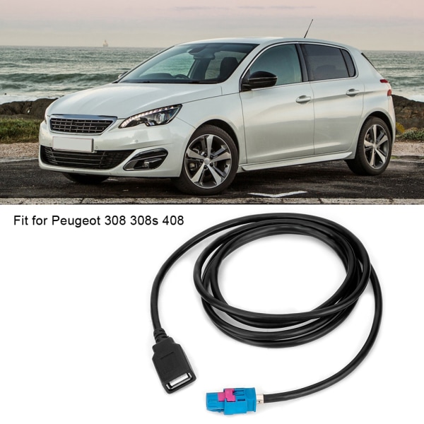 Värdkontrollskärm USB -kabel Passar för Peugeot 308 308s 408 Citroen RCC