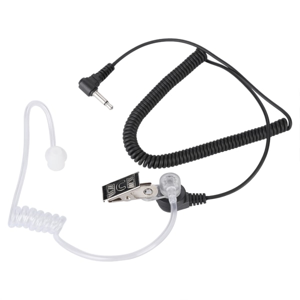 3,5 mm Walkie talkie-øretelefoner Curve Single Ear Air Duct-hovedtelefoner til højttalermikrofon
