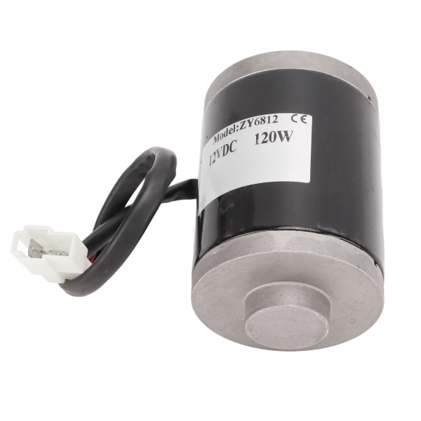12V 120W Børstemotor Høyhastighets Liten Børstemotor med Reimskive for Elektriske Sparkesykler, Elektriske Sykler, DIY Generator